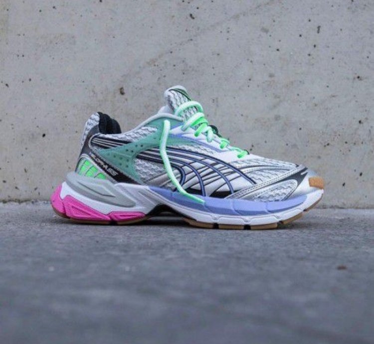 Puma Velophasis Multi Purple Pink Sneakers