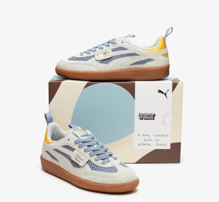 Puma X Kidsuper Palermo Ash Grey Sneakers