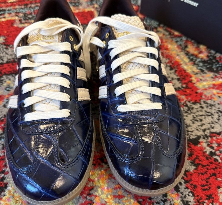 Adidas Wales Bonner Samba Navy Croc