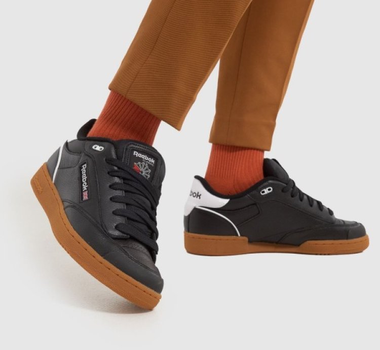 Reebok Club C Black Gum Sneakers