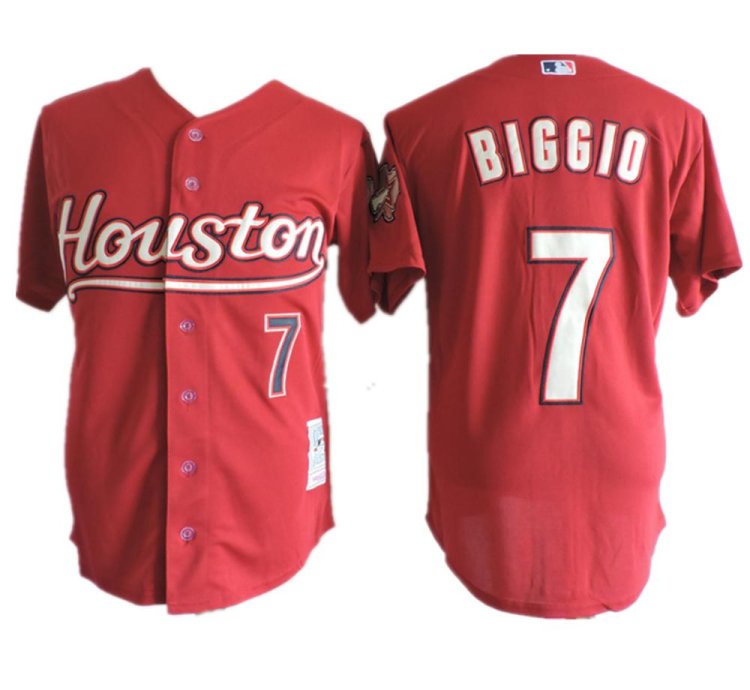 Houston Astros Craig Biggio Red Throwback Jersey