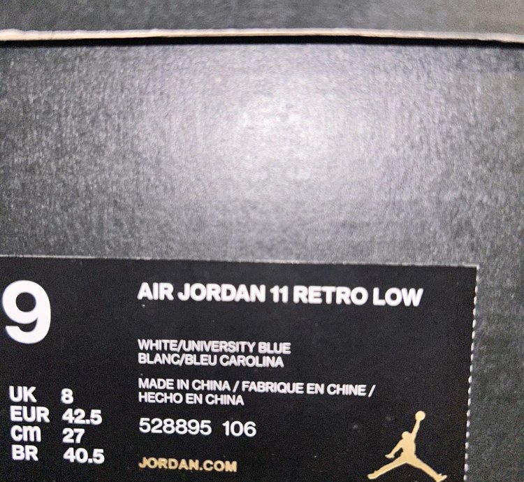 Jordan 11 Unc Low