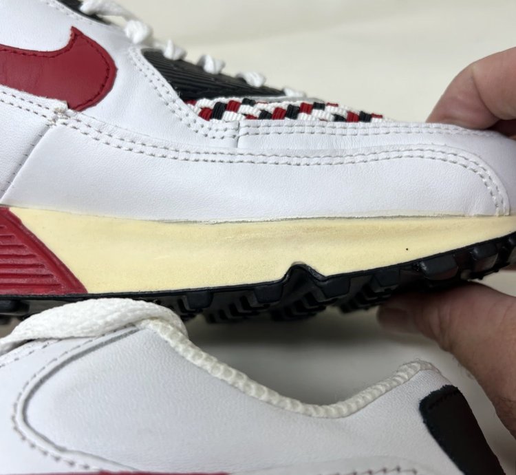 Vintage Nike Air Max 90 Leather Sneakers Size 10 Chi-town Og Infrared Mens