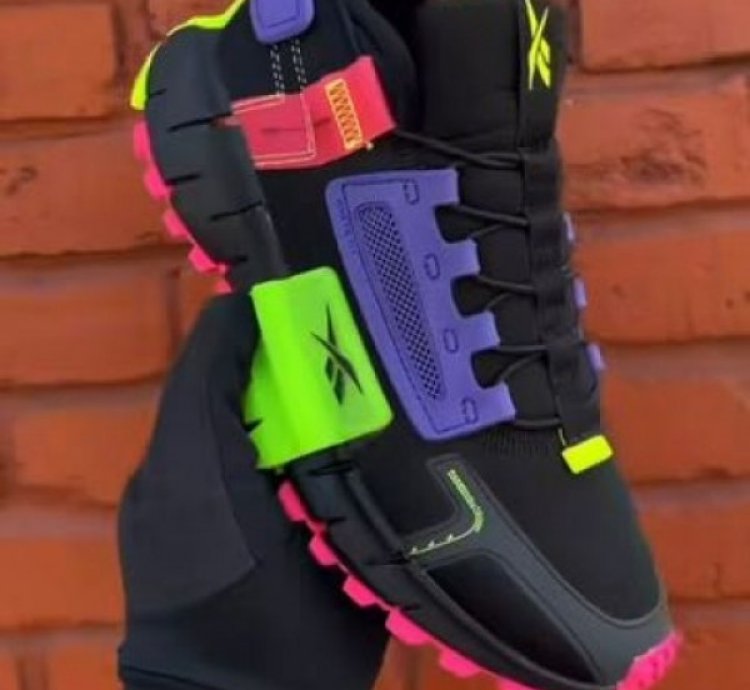Reebok Zig Kinetica Edge Black Multi Running Shoes