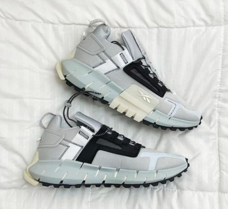 Reebok Zig Kinetica Edge Gray Running Shoes