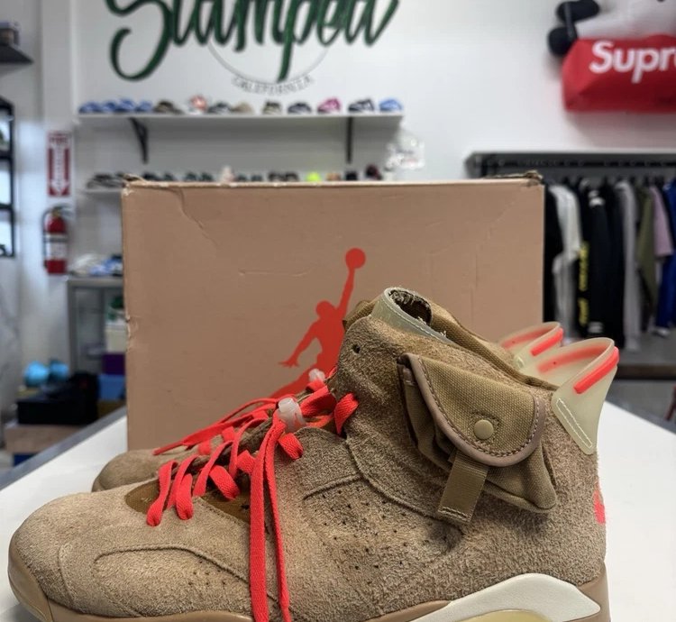 Air Jordan 6 Retro Travis Scott British Khaki