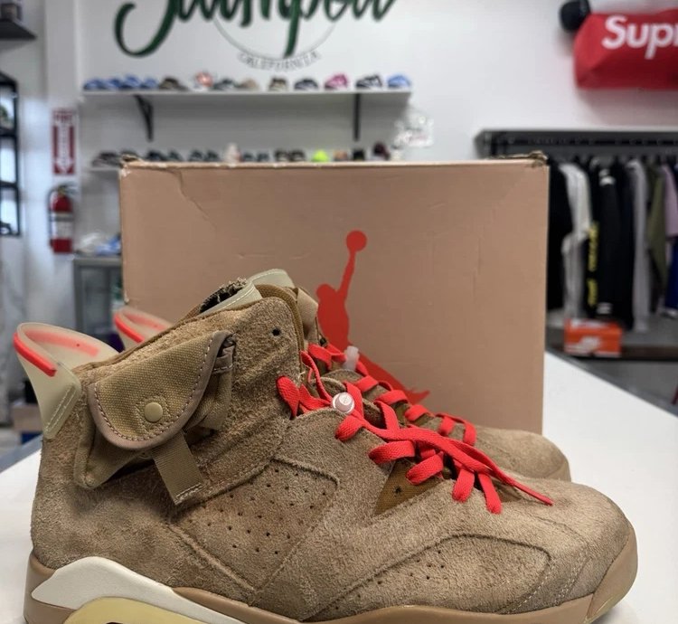 Air Jordan 6 Retro Travis Scott British Khaki
