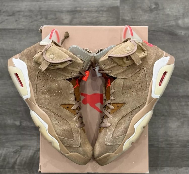 Air Jordan 6 Retro Travis Scott British Khaki