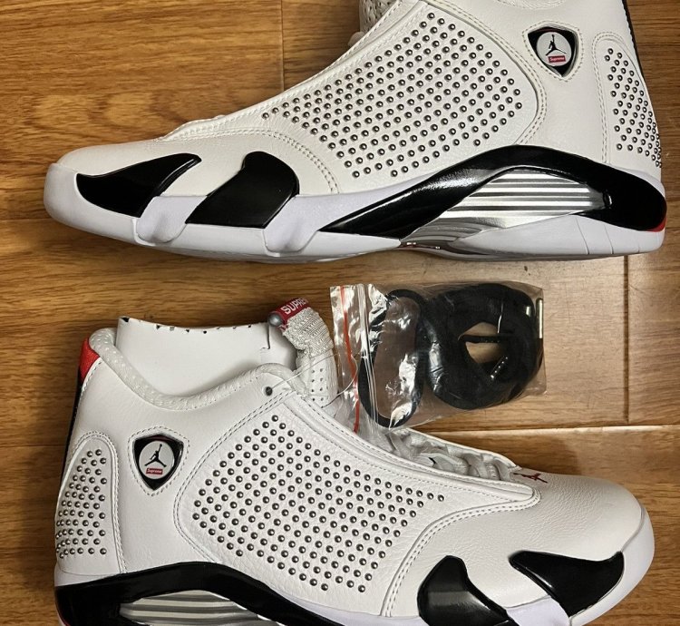 Jordan 14 Retro Supreme White Size 9 5