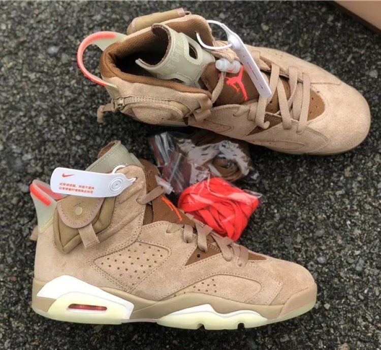 Air Jordan 6 Retro Travis Scott British Khaki