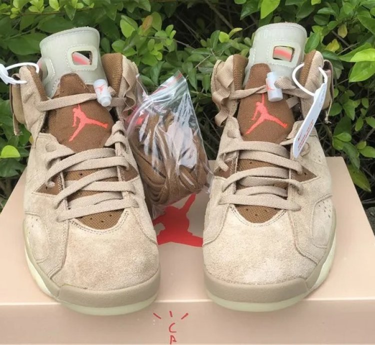Air Jordan 6 Retro Travis Scott British Khaki