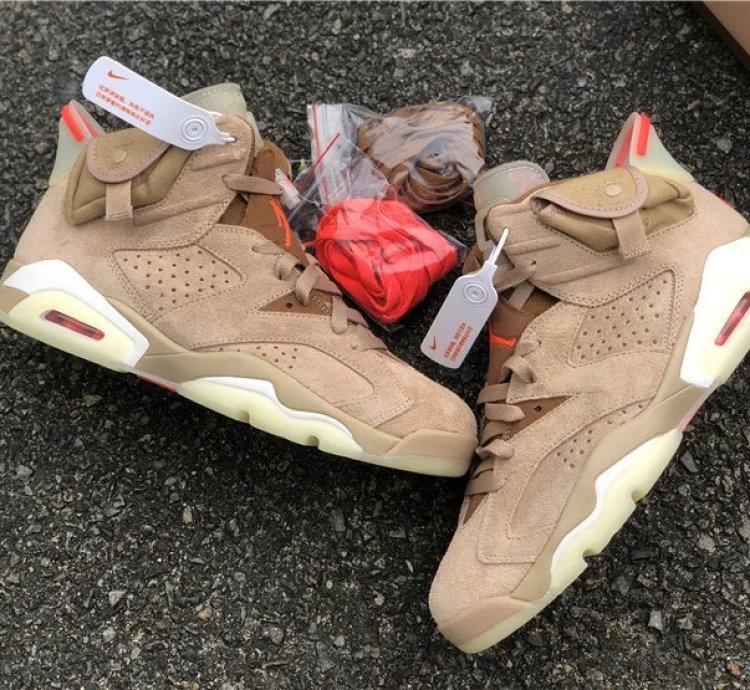 Air Jordan 6 Retro Travis Scott British Khaki