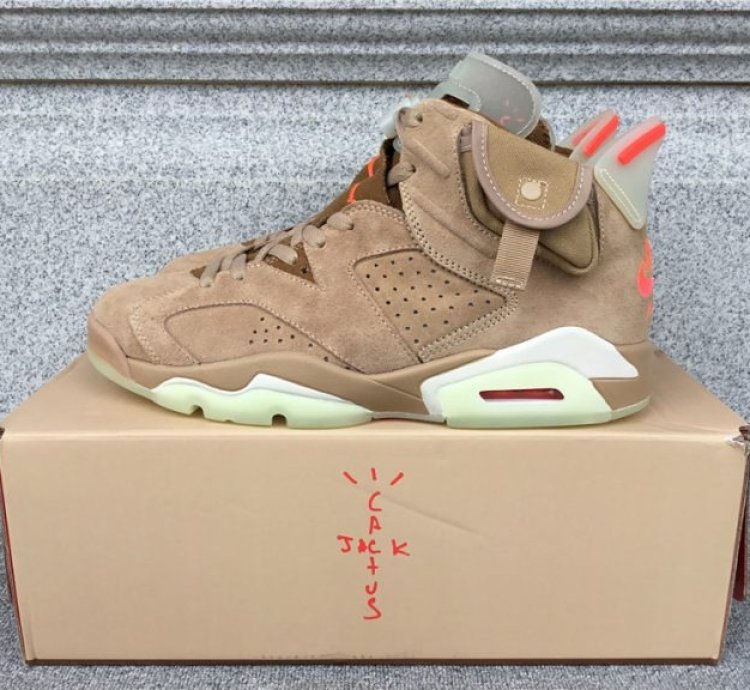 Air Jordan 6 Retro Travis Scott British Khaki