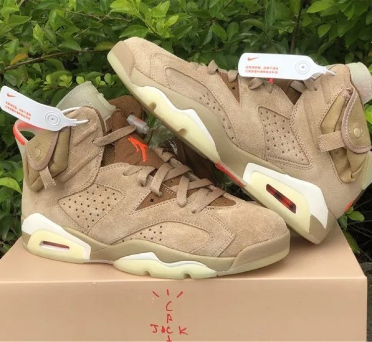 Air Jordan 6 Retro Travis Scott British Khaki
