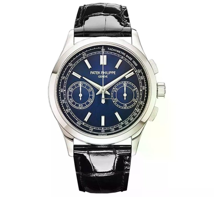 Patek Philippe Chronograph Platinum Baguette Indicators