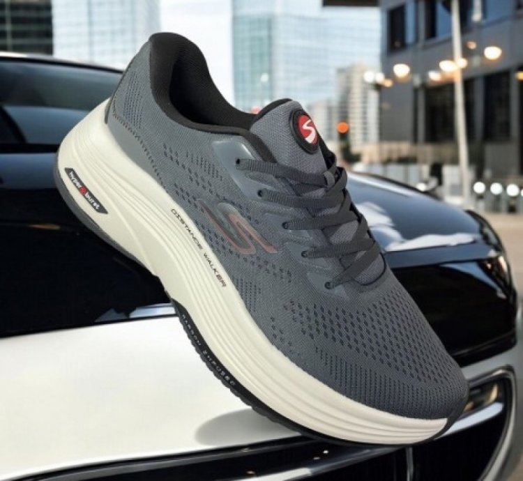 Skecher S Max Road Hyper Burst Dark Grey Sneakers