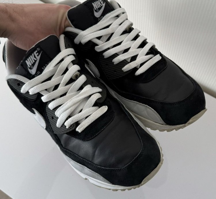 Vintage Nike Air Max 90 Y2k Premium Rare Rare Drill Sneakers