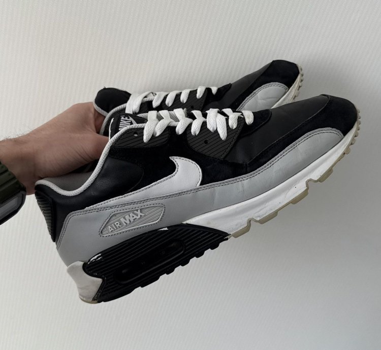Vintage Nike Air Max 90 Y2k Premium Rare Rare Drill Sneakers