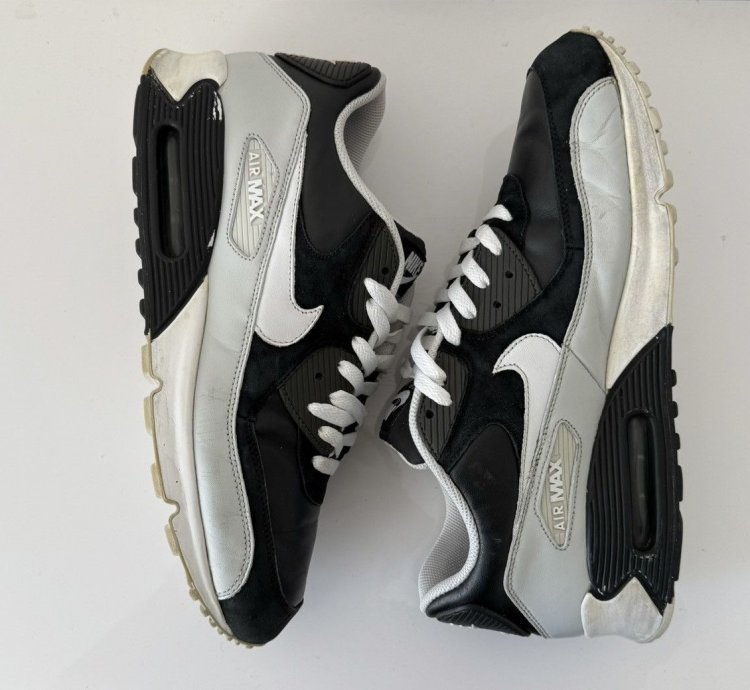 Vintage Nike Air Max 90 Y2k Premium Rare Rare Drill Sneakers