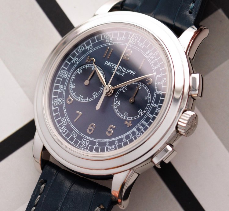 Patek Philippe Chronograph Platinum Chronograph Watch Ref 5070p