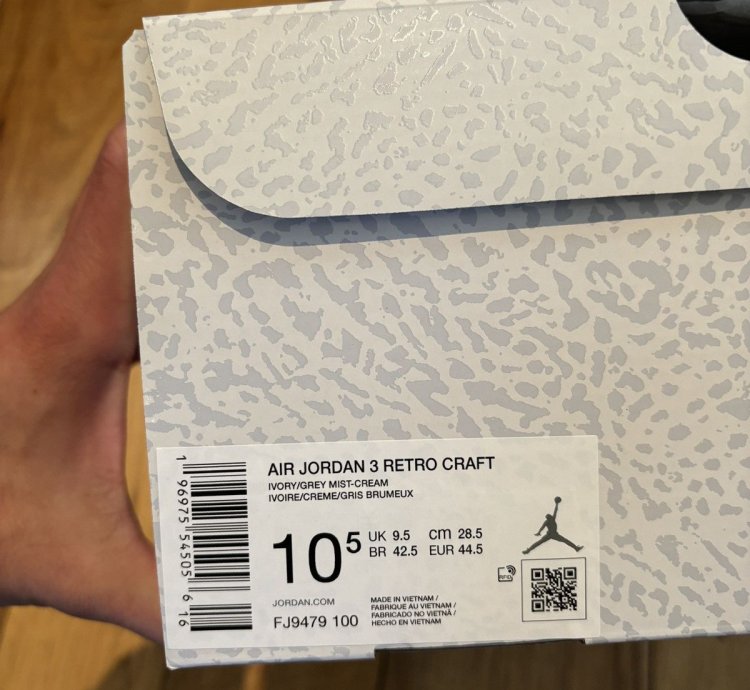 Jordan 3 Craft Ivory