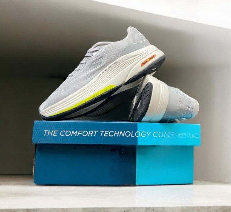 Skecher S Max Road Hyper Burst Grey Sneakers