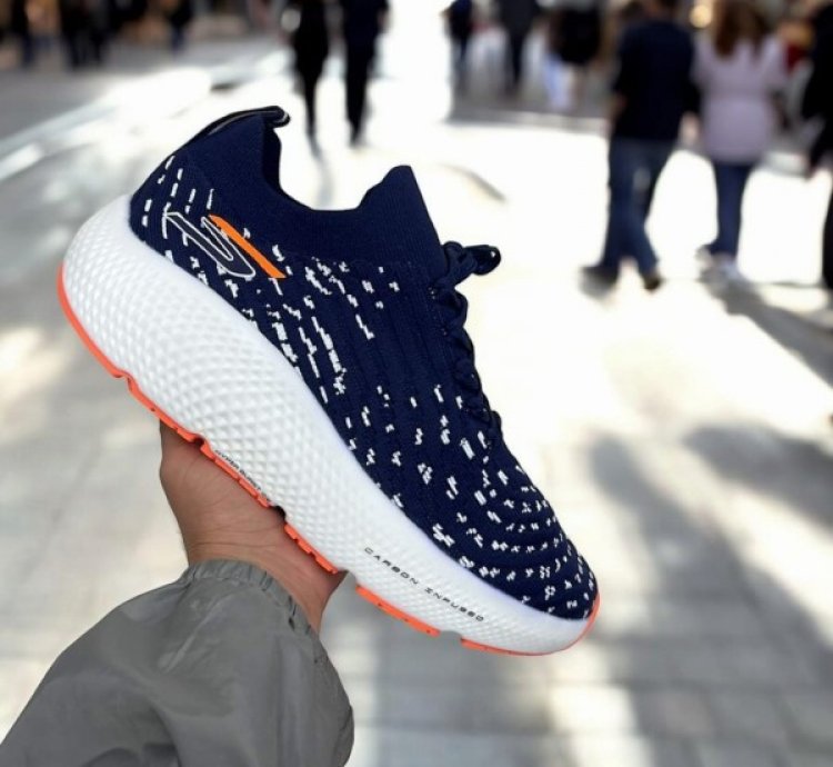 Skecher S Max Road Hyper Burst Navy Sneakers