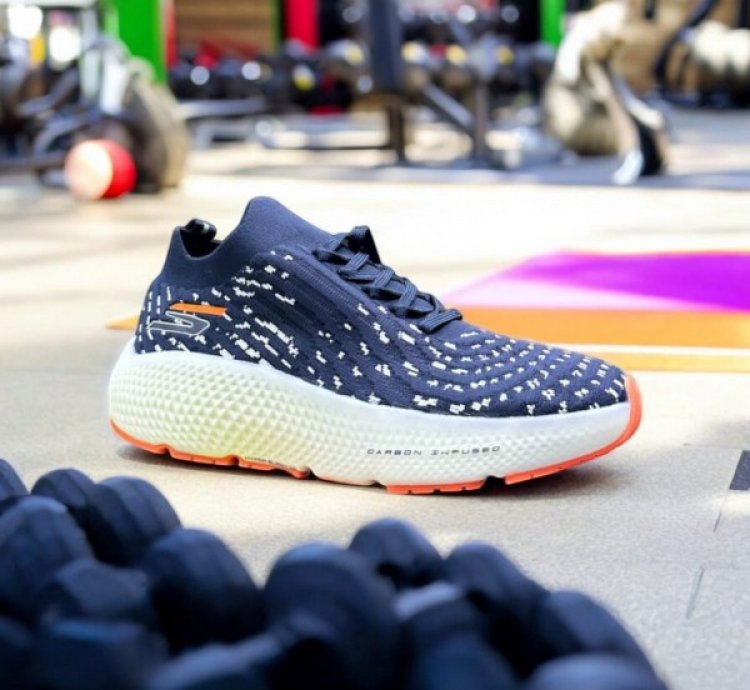 Skecher S Max Road Hyper Burst Navy Sneakers