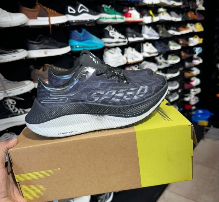 Skechers Go Run Speed Beast Black Sneakers