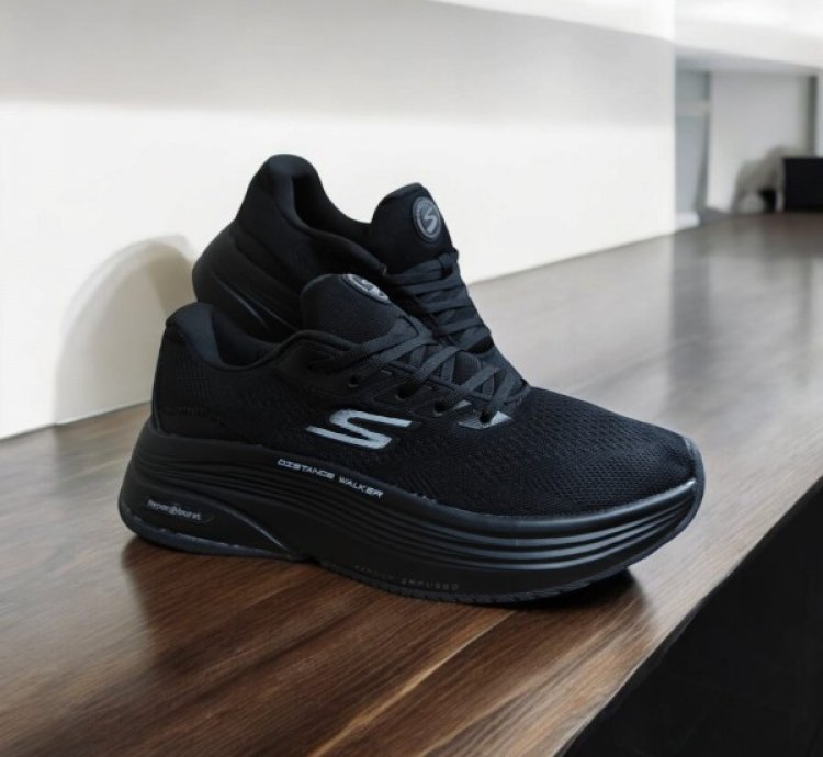 Skechers Go Walk Distance Walker Triple Black Sneakers