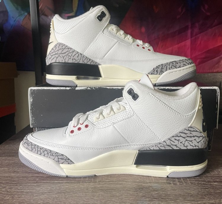 Jordan 3 Reimagined White Cement