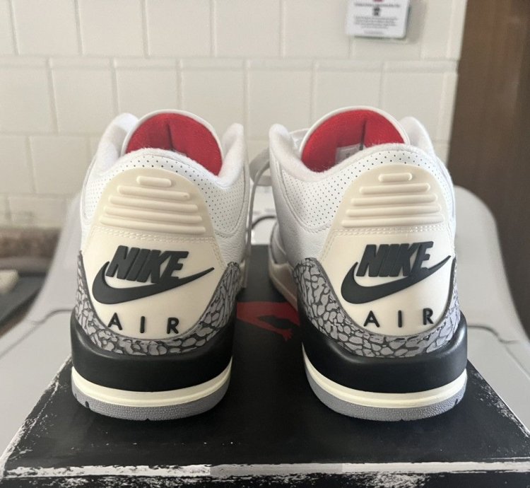 Jordan 3 Reimagined White Cement Sz10
