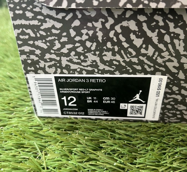 Jordan 3 Retro Cool Grey