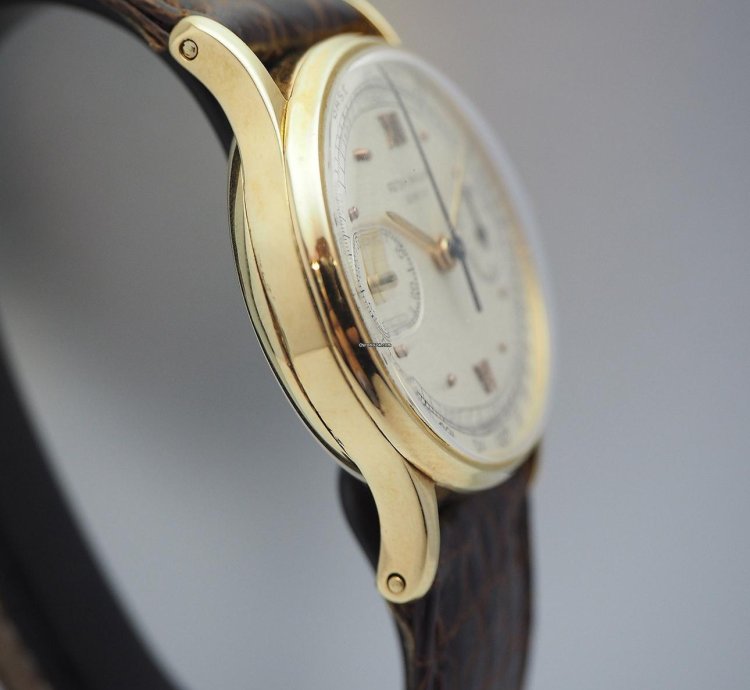 Patek Philippe Chronograph Ref Cal 130 Gold 18k 750 From 1950
