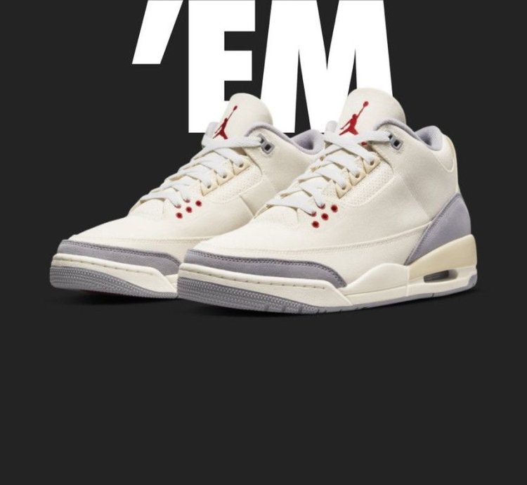 Jordan 3 Retro Muslin