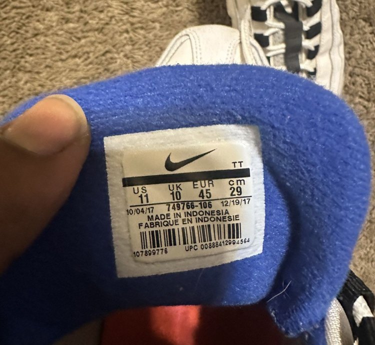 Vintage Nike Air Max 95 Ultramarine 2018 Size 11
