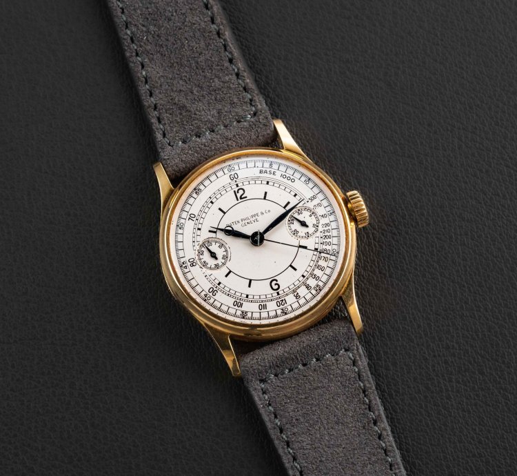 Patek Philippe Chronograph Vintage Sector Single-button 130j Chronograph