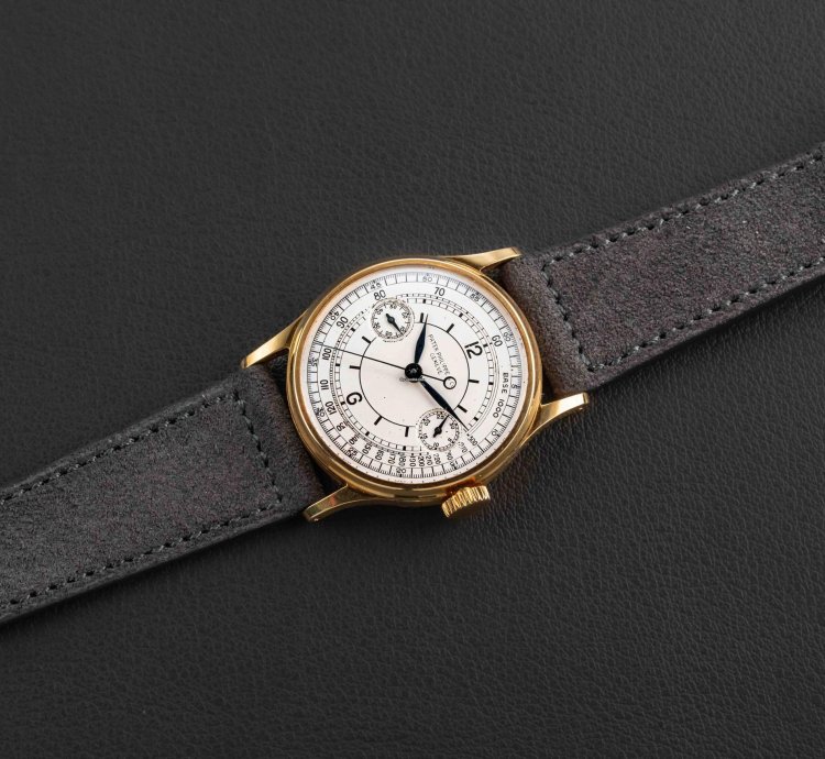 Patek Philippe Chronograph Vintage Sector Single-button 130j Chronograph
