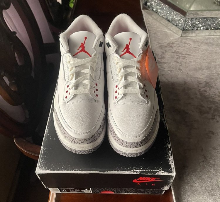 Jordan 3 White Cement