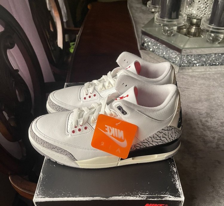 Jordan 3 White Cement