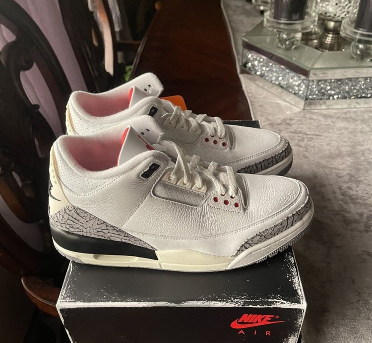 Jordan 3 White Cement
