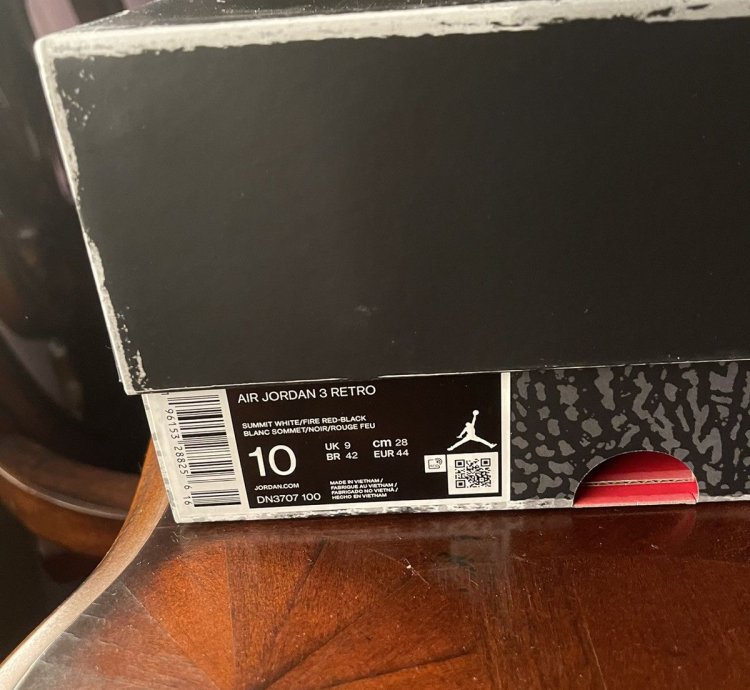 Jordan 3 White Cement