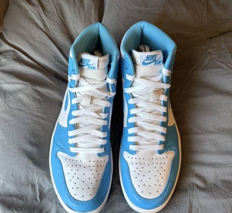 Air Jordan 1 Unc Powder Blue 2015 Size 10 5