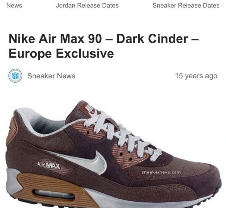 Vintage Nike Airmax 90 Europe