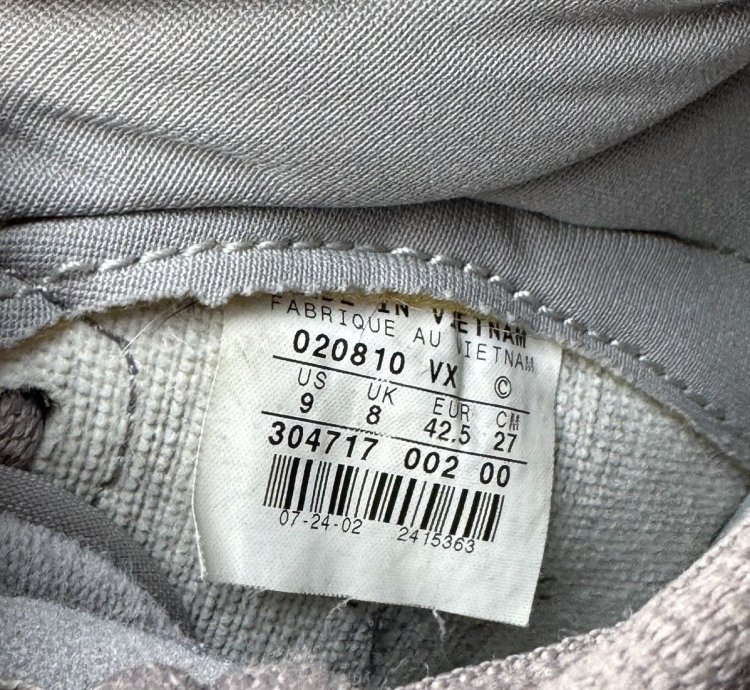 Vintage Nike Dunk High 2003 Medium Grey 30471700200 Size 9