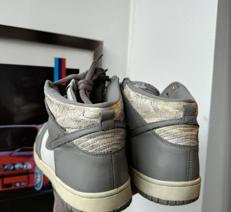 Vintage Nike Dunk High 2003 Medium Grey 30471700200 Size 9