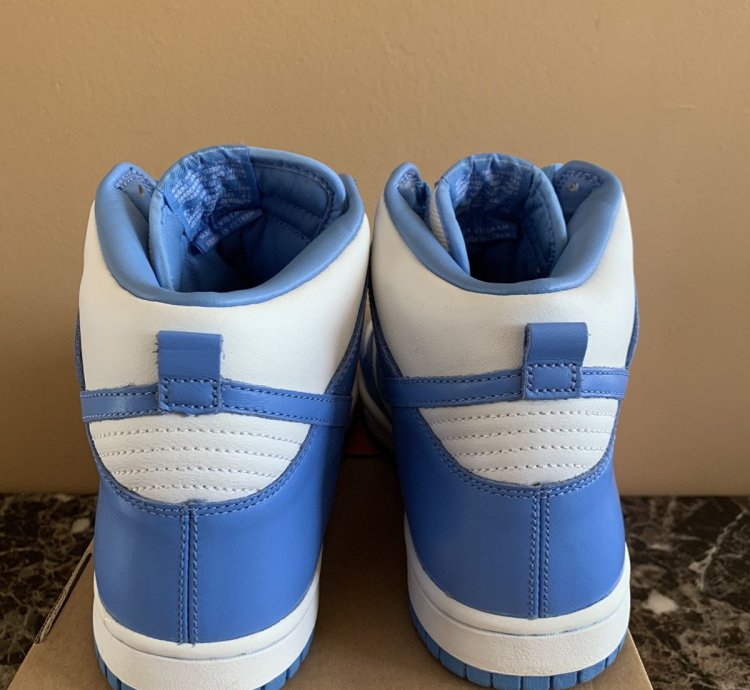 Vintage Nike Dunk High 2004 Unc Blue