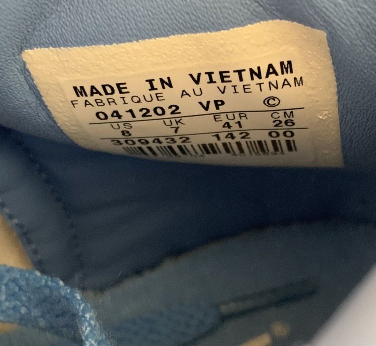 Vintage Nike Dunk High 2004 Unc Blue