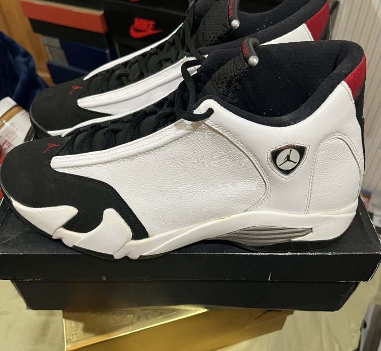 Air Jordan 14 Black Toe 2014 Size 12