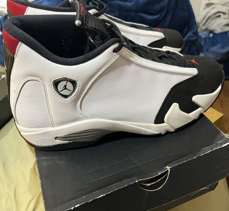 Air Jordan 14 Black Toe 2014 Size 12